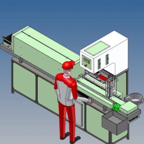 Hệ thống in trên đầu mũ rivet tự động CAP 401 / AUTOMATED PAD PRINTING PLANT FOR RIVET HEADS CAP 401 Hệ thống in trên đầu mũ rivet tự động CAP 401 / AUTOMATED PAD PRINTING PLANT FOR RIVET HEADS CAP 401