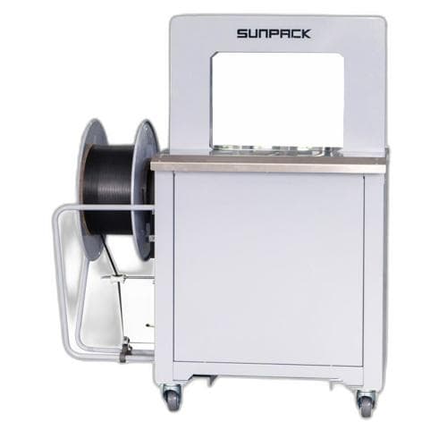 Máy đai dây tự động cầu nhỏ SUNPACK Q8-4032 Máy đai dây tự động cầu nhỏ SUNPACK Q8-4032