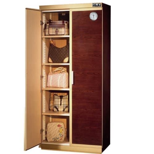 Tủ chống ẩm SH-540 Walnut cho Túi / Giày da Tủ chống ẩm SH-540 Walnut cho Túi / Giày da